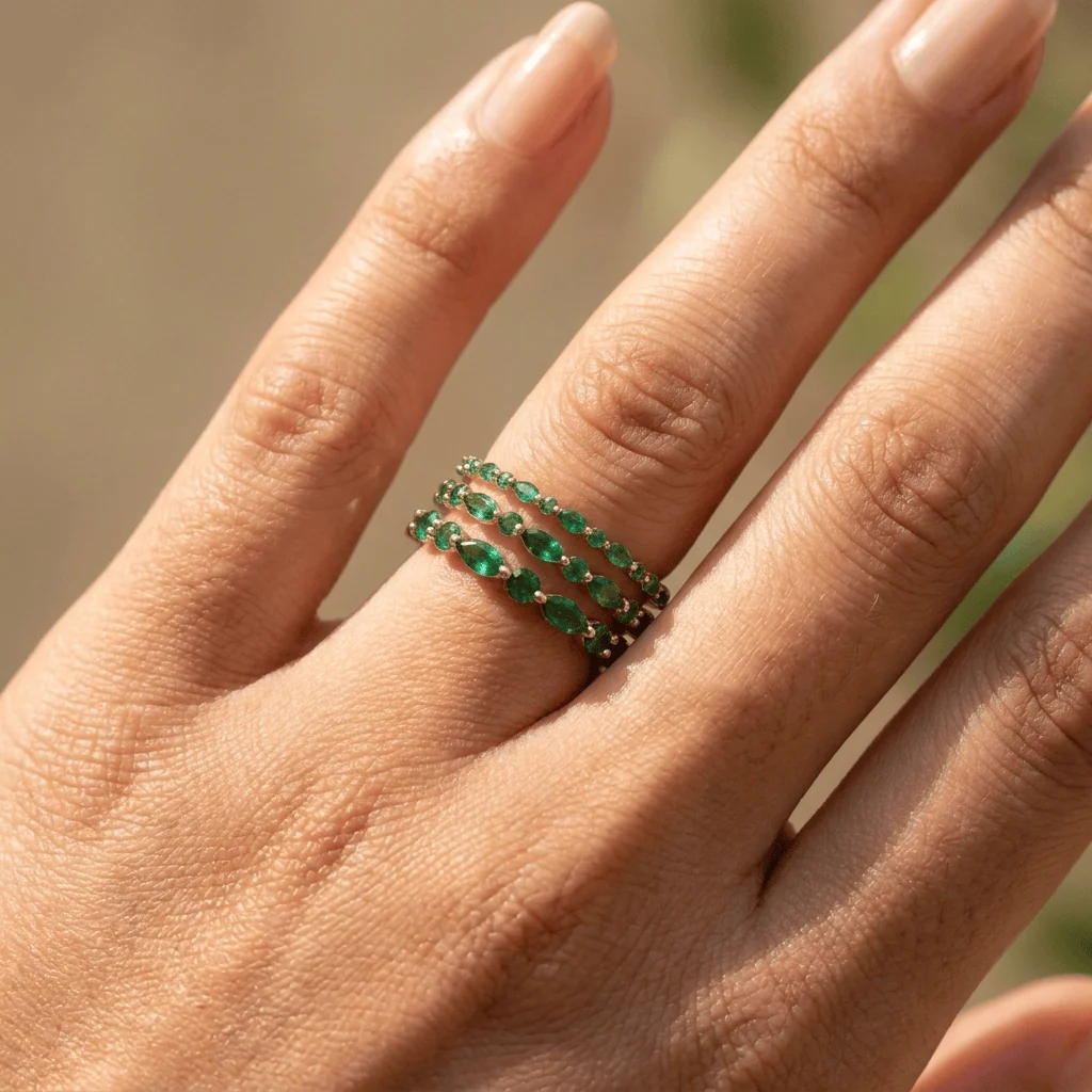 Emerald Eternity Ring