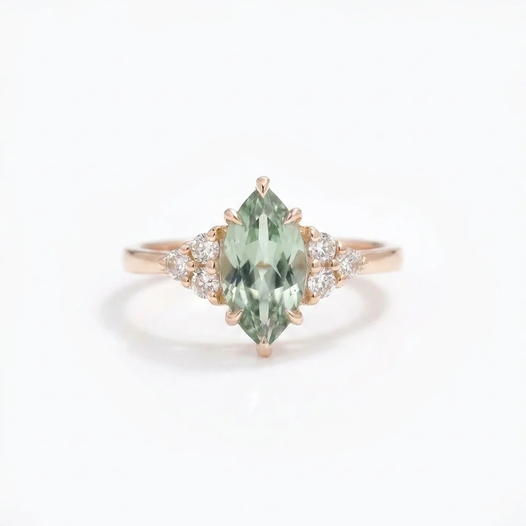 Green Amethyst Bridal Set