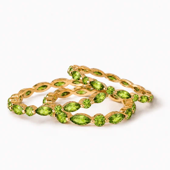 Peridot Eternity Ring