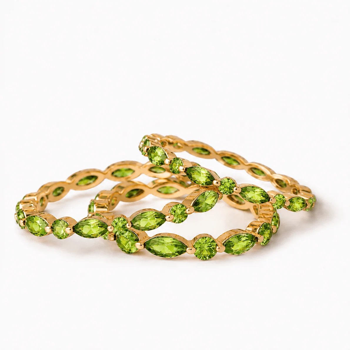 Peridot Eternity Ring