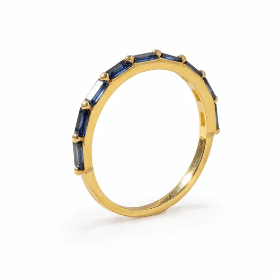 Sapphire Half Eternity Ring